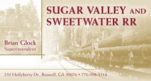 Brian Glock's Sugar Vallue and Sweetwater RR