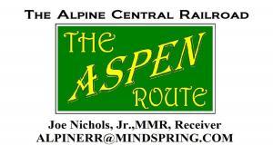 Joe Nichols Jr's The Aspen Route